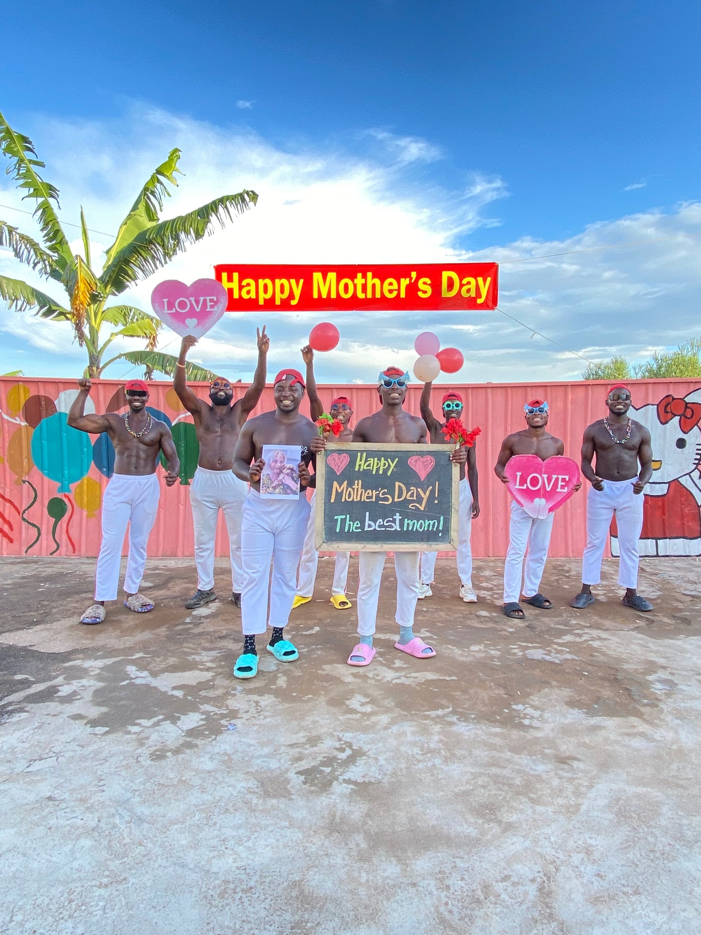 White Trousers —— The African Fitness Team——Mother's Day Series