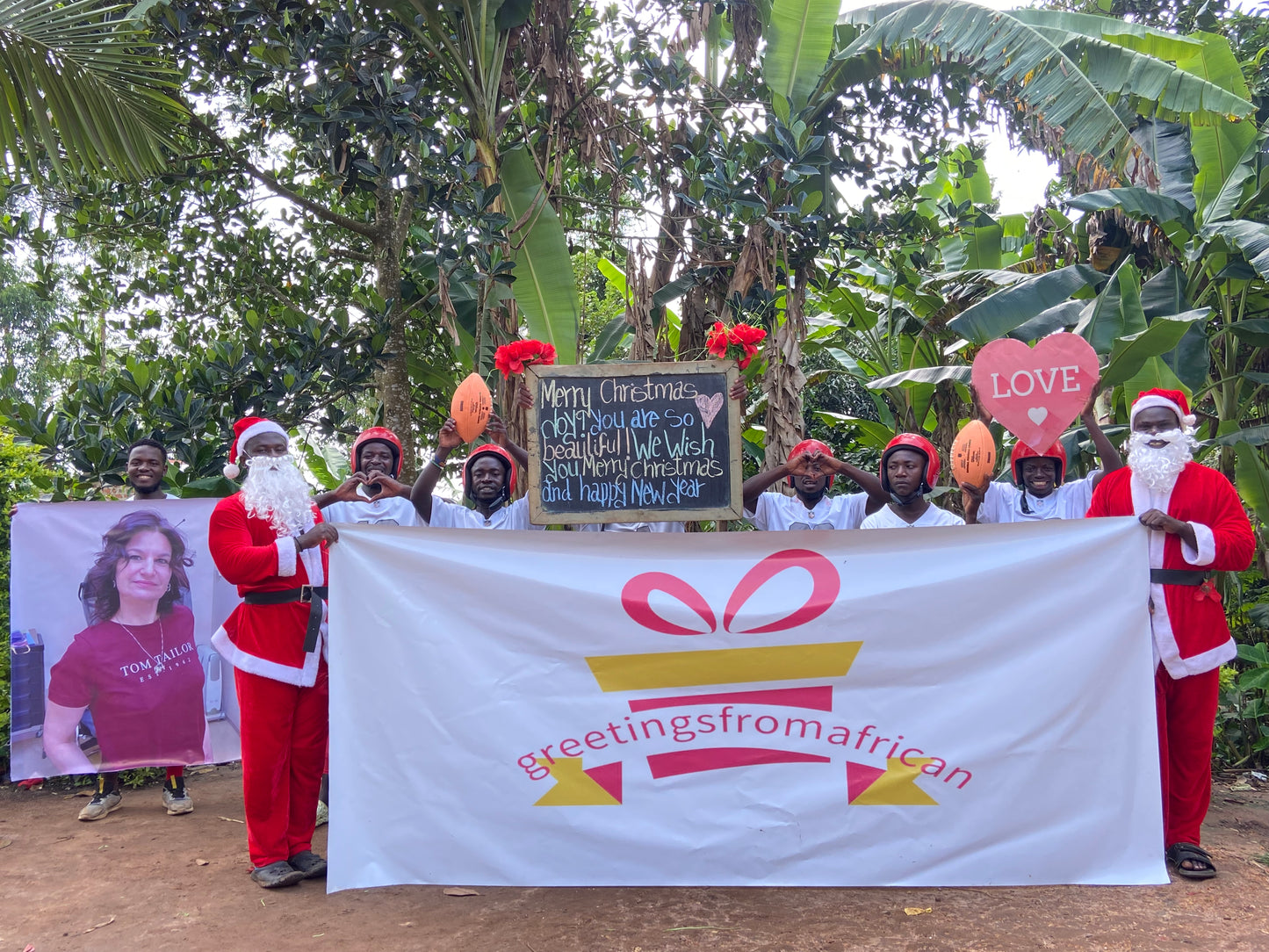 African football teams(Large photos)- Christmas theme