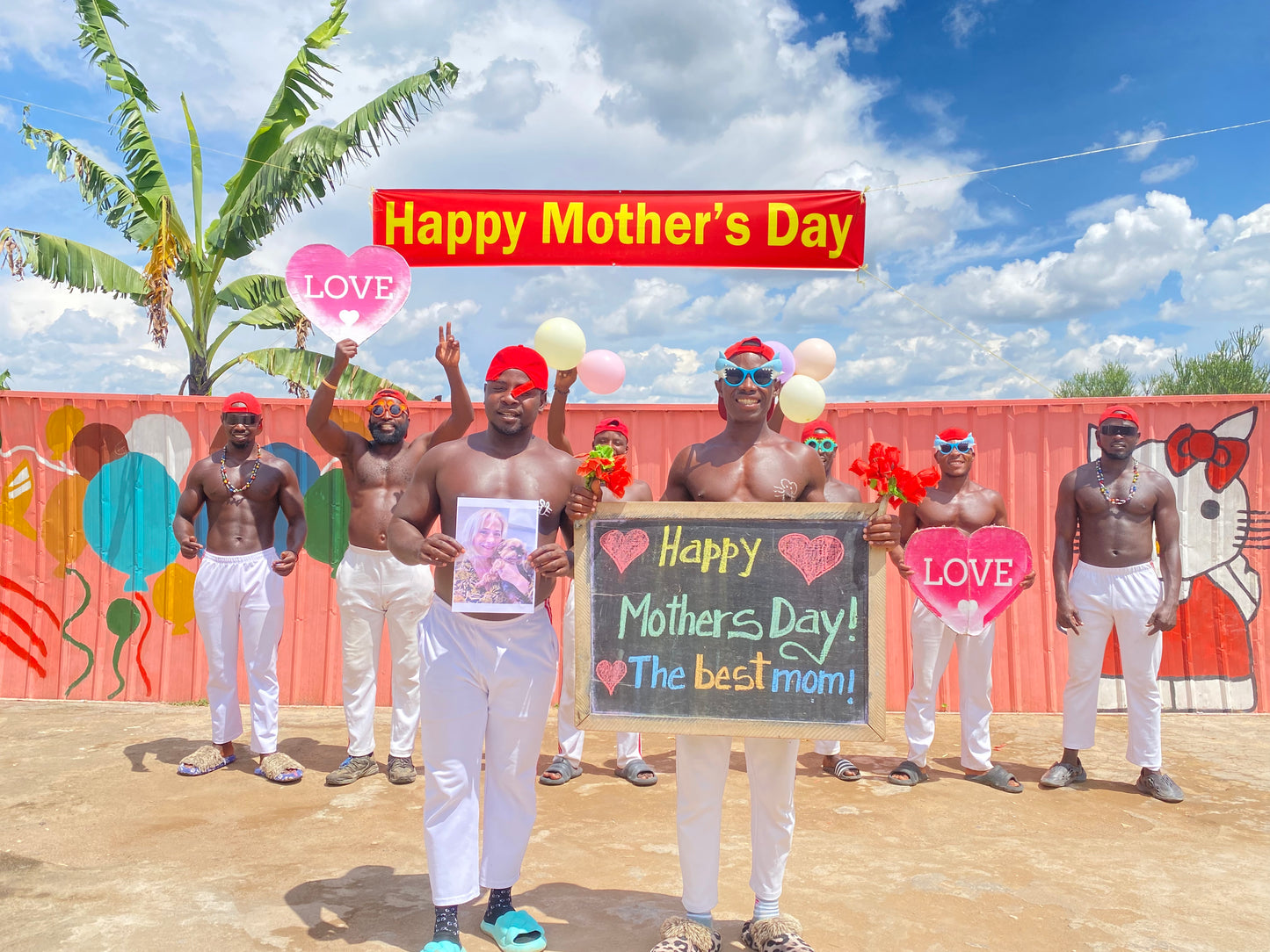 White Trousers —— The African Fitness Team——Mother's Day Series