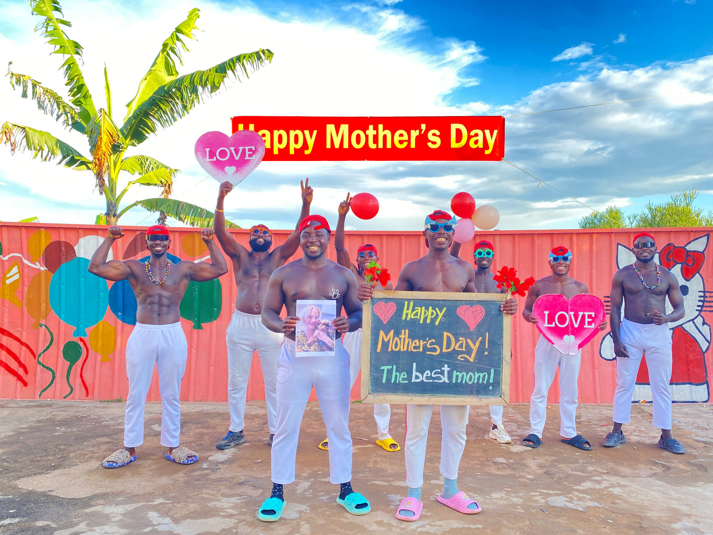 White Trousers —— The African Fitness Team——Mother's Day Series
