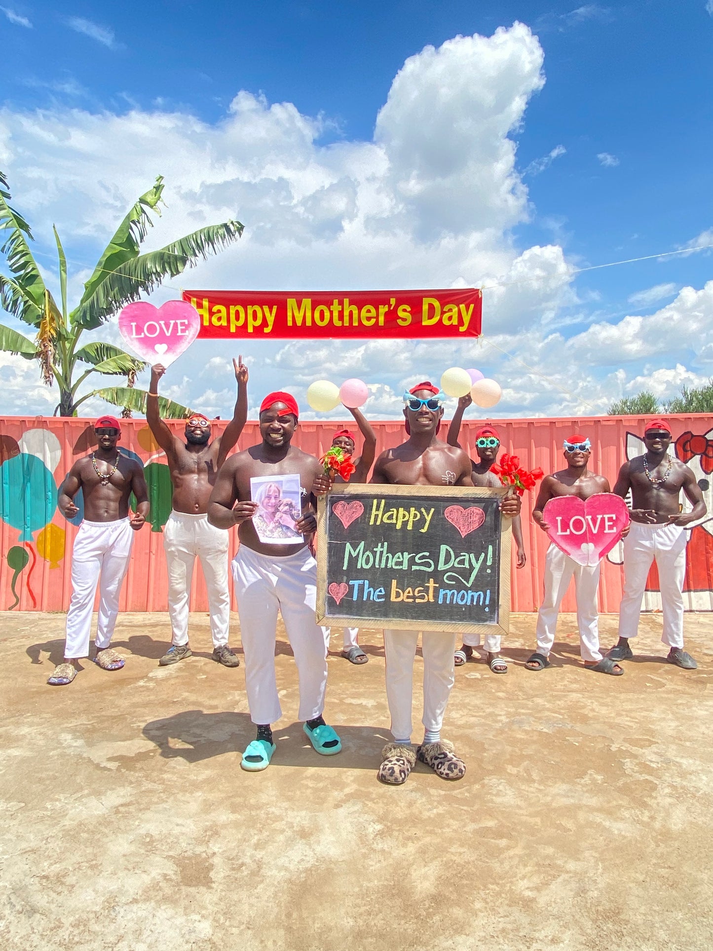 White Trousers —— The African Fitness Team——Mother's Day Series