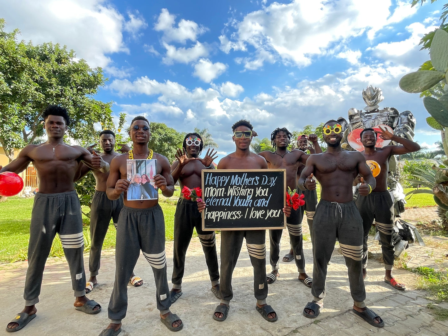 The X-Men African Fitness Team——Mother's Day Series