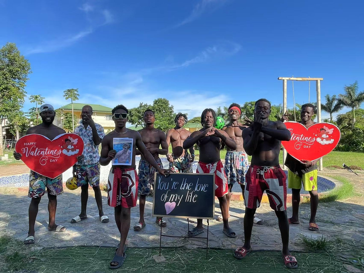African Swimming Pool Team - Valentine's Day Series