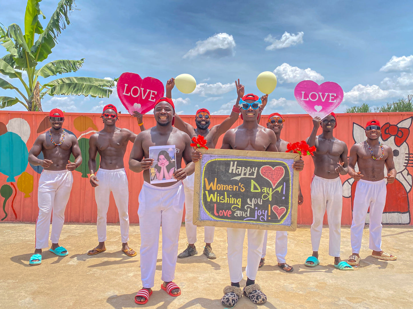 white vest - African Fitness Team——Women's Day series
