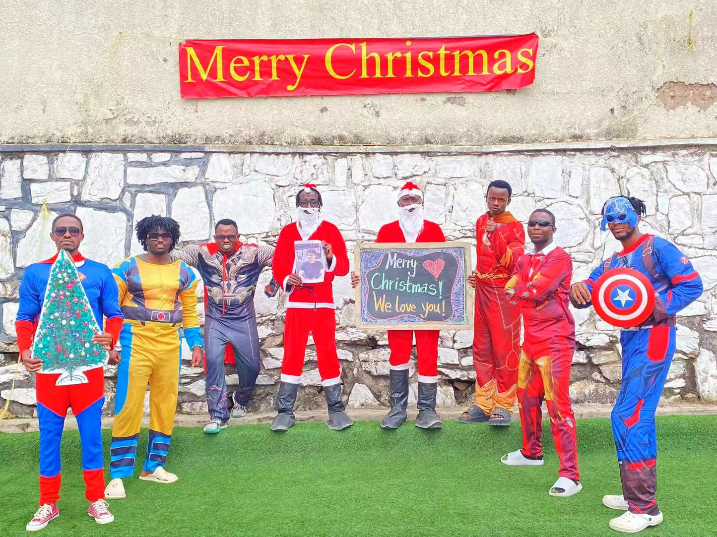 African Anime Team- Christmas Theme