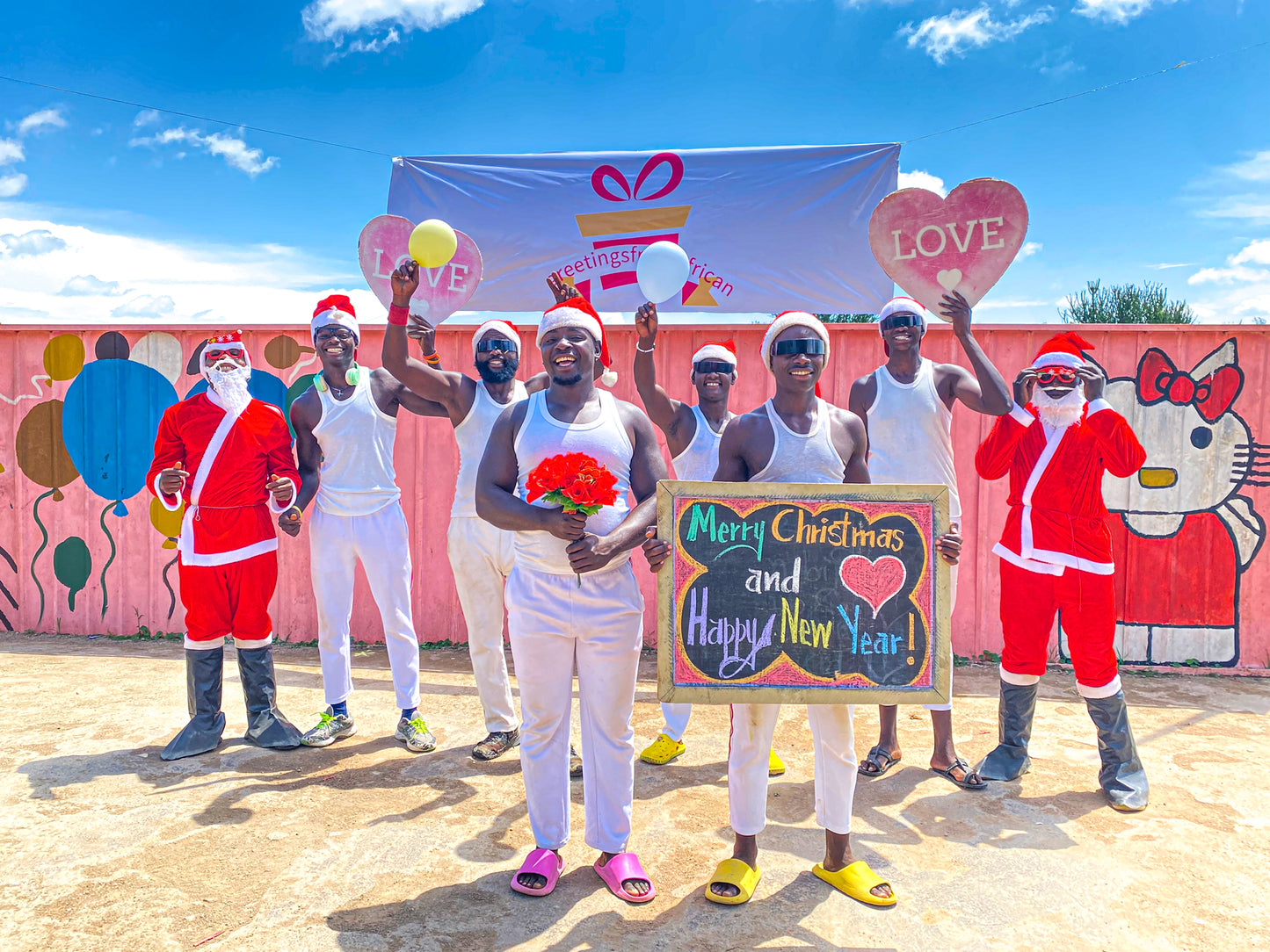 White Pants Fitness Team - Christmas Theme