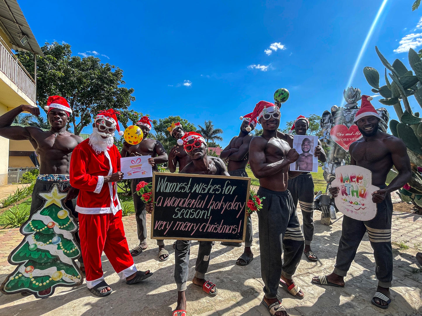 Christmas-themed African blessings🎅