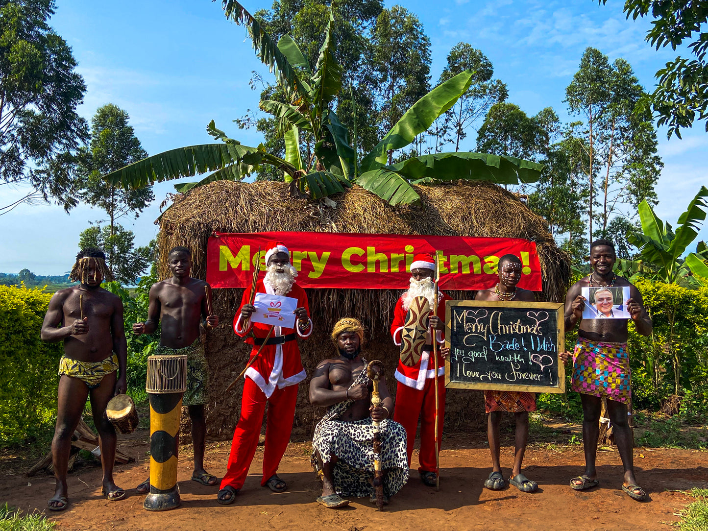 Christmas-themed African blessings🎅